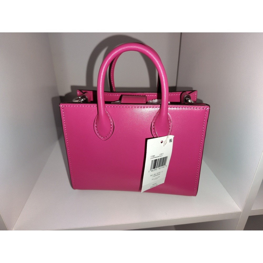 NEW WITH TAGS COACH ACE 17 TOTE DRAGONFRUIT W/STRAP AND HANGTAG - Picture 3 of 9